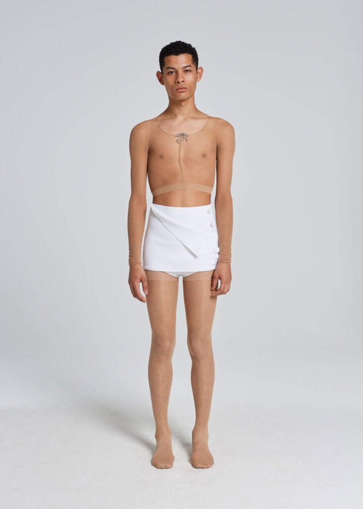 The Demure Pin-Up Panties Mummy White